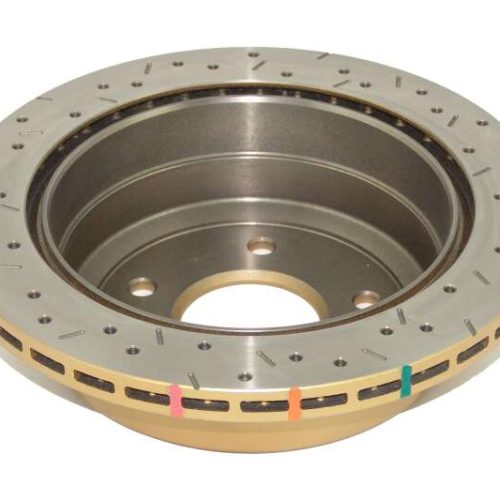 DBA 4000 Series Rear Slotted and Drilled Rotor for Pontiac GTO 2005-06 - High-Performance Replacement - Image 7