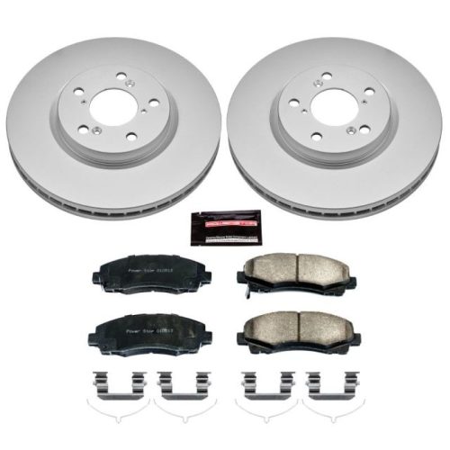 2012-2014 Honda Ridgeline Front Brake Rotor and Ceramic Pad Assembly - Heavy-Duty Fleet Replacement