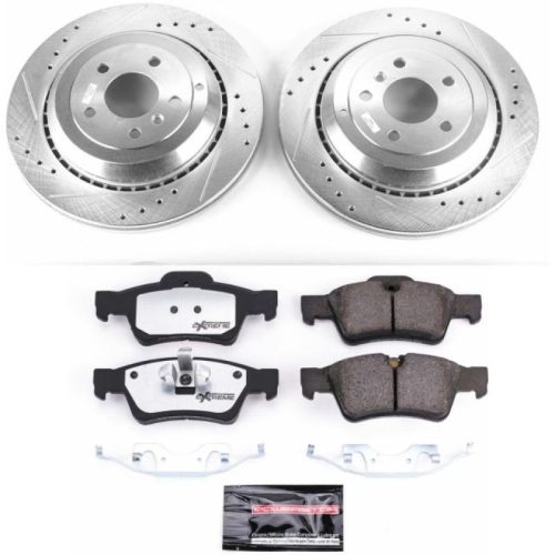 2010-2011 Mercedes-Benz R350, GL350, ML450 Rear Z26 Street Warrior Brake Performance Upgrade Kit - Premium Replacement