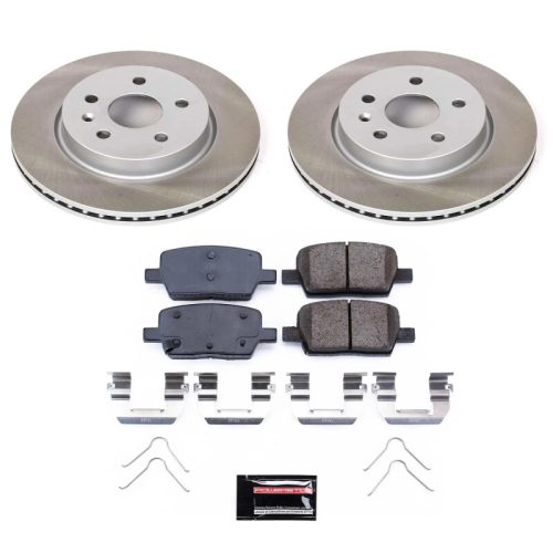 2016-2018 Chevrolet Camaro Rear Semi-Coated Rotor Brake Kit - Heavy-Duty Fleet Replacement