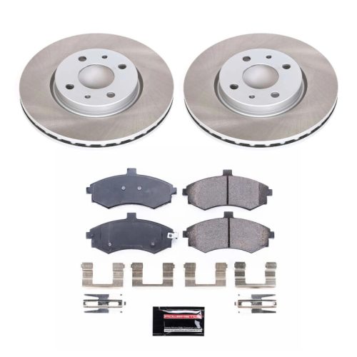 1991-1996 Subaru Legacy Front Semi-Coated Rotor Brake Kit - Premium Replacement