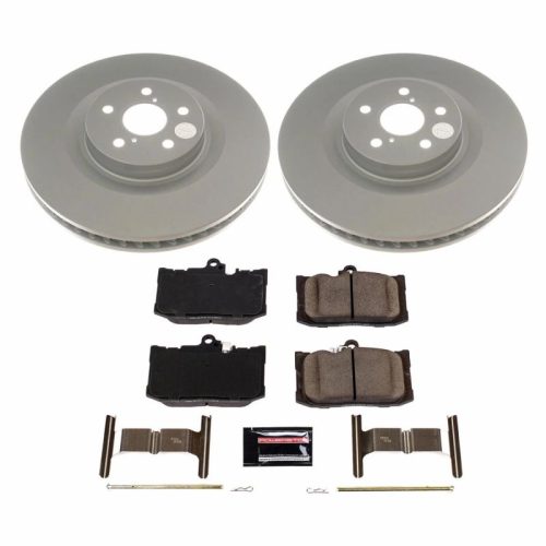 2013-2018 Lexus GS350 & RC300 Front PowerStop Z17 Evolution Geomet Coated Brake Kit - Premium Replacement