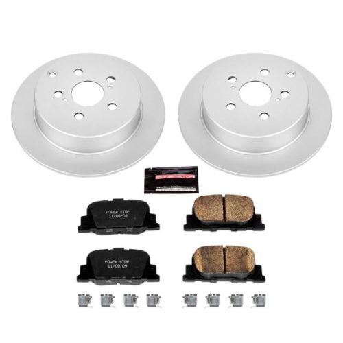 2005-2010 Scion tC Rear PowerStop Z17 Evolution Geomet Coated Brake Kit - Premium Replacement
