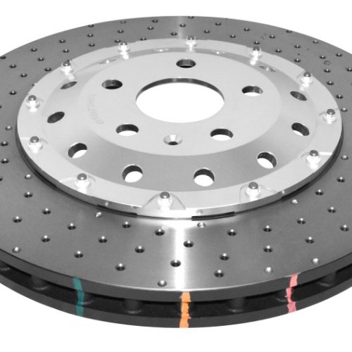 DBA 5000 Series Drilled Rotor Front 370mm for Audi TT Quattro 2012-13 - Premium Replacement