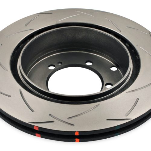DBA 4000 Series Rear Slotted Rotor for Mitsubishi Lancer Evolution 7/8/9 2003-2006 - Premium Replacement