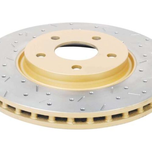 DBA 4000 Series Drilled and Slotted Rotor for Chevrolet HHR, Pontiac G6, Malibu, Saturn Ion 2005-2010 - Premium Replacement
