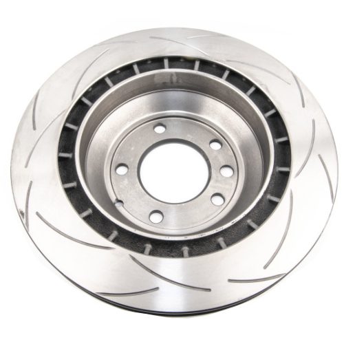 DBA Street Series T2 Slotted Brake Rotor for 2009-2014 Porsche Cayenne, 2009 Volkswagen Touareg Rear 4X4 Premium Replacement