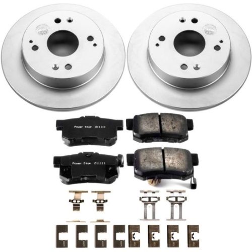 1992-1995 Honda Accord & 1997 Acura CL Heavy-Duty Z17 Evolution Geomet Coated Brake Rotor and Ceramic Pad Assembly - Premium Replacement