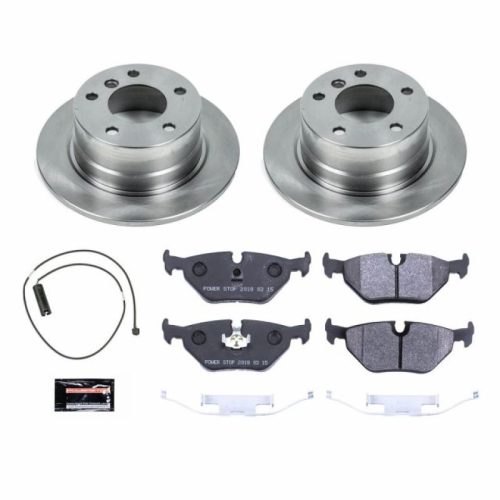 2002-1997 BMW Z3 Rear Track Day Brake Kit with Premium Coated Solid Face Rotors and High-Performance Ceramic Brake Pads - Premium Replacement
