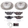 2011-2013 BMW 328i xDrive Rear Semi-Coated Rotor Brake Assembly - Heavy-Duty Fleet Replacement