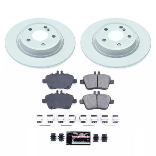 2014-2016 Mercedes-Benz CLA250 & GLA250 Rear PowerStop Evolution Geomet Coated Brake Kit - Premium Replacement