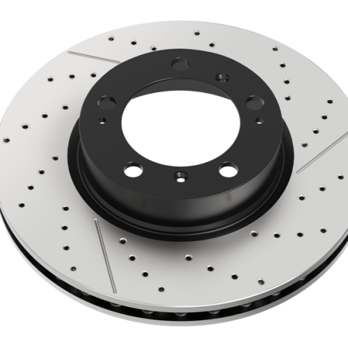 DBA Street Series Cross Drill and Slotted Rotor for Mercedes-Benz CL and S-Class 2010-2013 - Premium Replacement