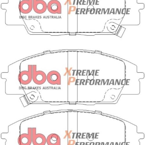 DBA XP Series Heavy Duty Front Brake Pads for Acura RSX and Honda S2000 2000-04 - Premium Replacement