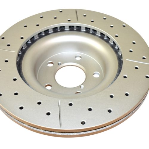 DBA Street Series Cross Drilled and Slotted Brake Rotor for Subaru Legacy, Scion FR-S, and Subaru BRZ 2007-15 - Premium Replacement - Image 7