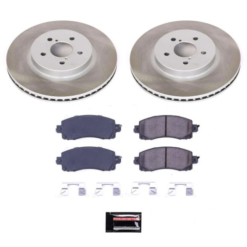 2021-2022 Subaru Crosstrek & 2017-2022 Subaru Impreza Front Semi-Coated Rotor Brake Assembly - Premium Replacement