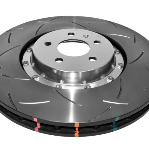 DBA 5000 Series Fully Assembled 2-Piece Silver Hat T3 Slot Rotor 380mm x 36mm for 2011-18 Audi A8 Quattro and SQ5 - Premium Replacement - Image 2