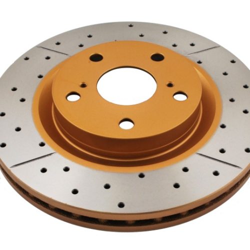 DBA Street Series Drilled and Slotted Rotor for Lexus ES350, Toyota Camry, Avalon, RAV4, and Scion tC 2010-11 - Premium Replacement - Image 2