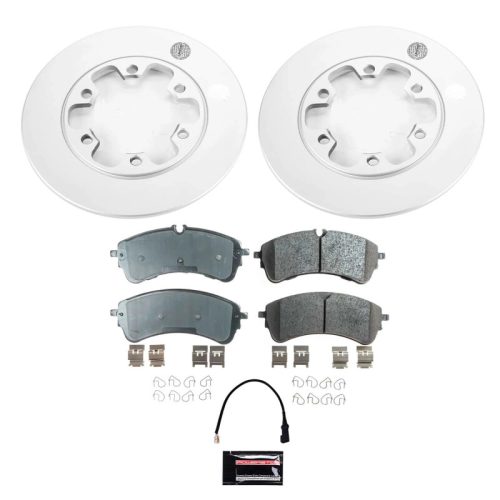 2020 Ford Transit-150, 150, 250, 350 Heavy-Duty Brake Rotor and Ceramic Pad Assembly - Premium Replacement