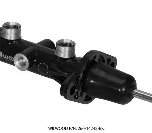 260-14242-BK Wilwood Remote Tandem Master Cylinder with 15/16-inch Bore for Automotive Applications Drop-in