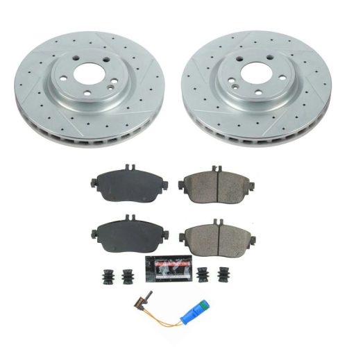 2017-2018 Infiniti QX30 & Mercedes-Benz GLA250 Front Z23 Evolution Sport Brake Upgrade Kit - Premium Heavy-Duty Replacement