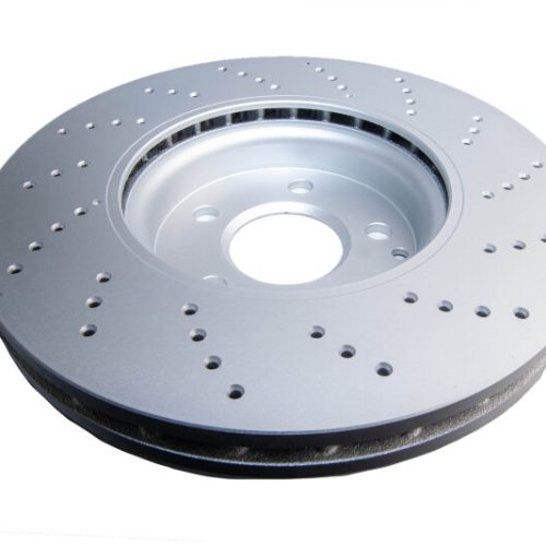 DBA Street Series Cross Drilled and Slotted Rotor for Mercedes-Benz CLS400 2016-17 Front En-Shield Standard - Premium Replacement - Image 3