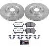 2012-2018 Audi A7 Quattro & Porsche Macan Brake System Upgrade with Drilled & Slotted Rotors and Carbon-Fiber Ceramic Pads - Premium Replacement