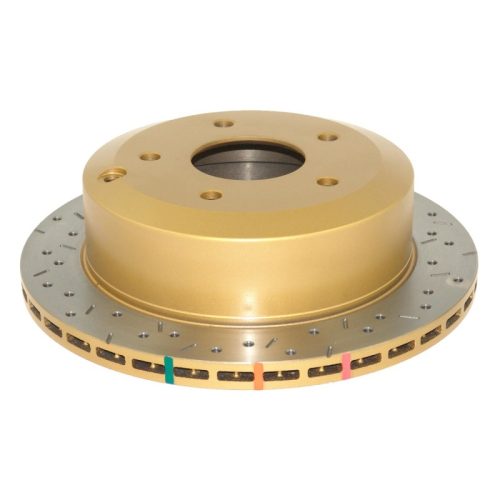 DBA 4000 Series Rear Slotted and Drilled Rotor for Pontiac GTO 2005-06 - High-Performance Replacement - Image 3
