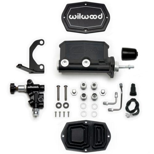 261-15659-BK Wilwood Compact Tandem Master Cylinder for Automotive High-Performance and Fleet Applications