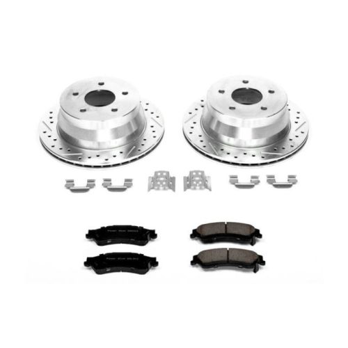 2001-2005 Chevrolet Blazer & 1998-2005 Oldsmobile Bravada Rear Z23 Evolution Sport Brake Upgrade Kit - Premium Heavy-Duty Performance