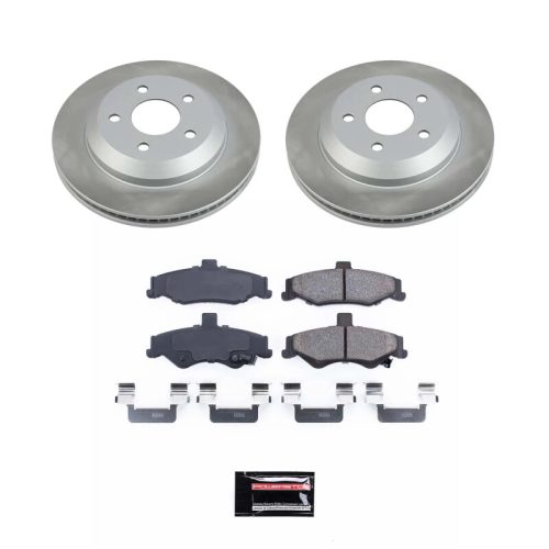1998-2002 Chevrolet Camaro & Pontiac Firebird Rear Semi-Coated Rotor Brake Assembly - Premium Replacement