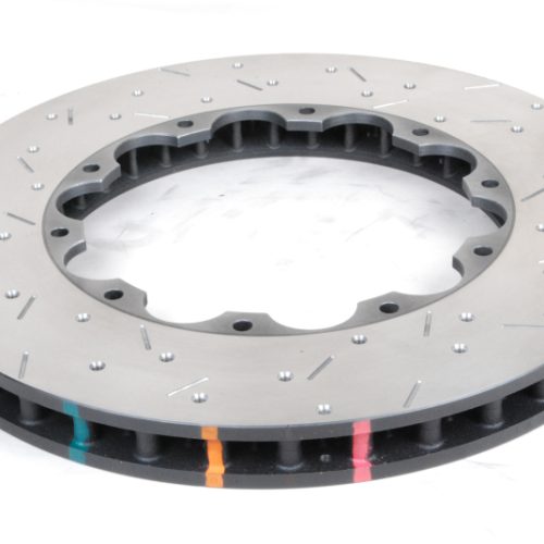 DBA 5000 Series Front Drilled and Slotted Rotor Friction Ring Replacement for Nissan GTR R35 2009-11 - Premium Brake Rotor Part - Image 3