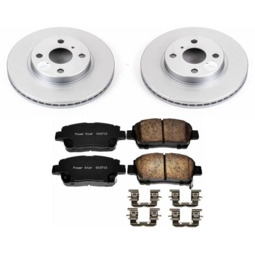 2004-2006 Scion xA and xB Front Brake Rotor and Ceramic Pad Assembly - Premium Replacement