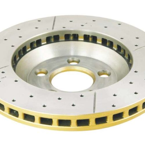 DBA Street Series Drilled and Slotted Rotor Front Fitment 2005-14 Ford Mustang - Premium Replacement - Image 2