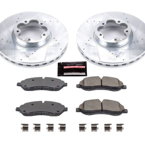 2015-2018 Ford Transit-350 Heavy-Duty Front Z23 Evolution Sport Brake Upgrade Kit - Premium Replacement