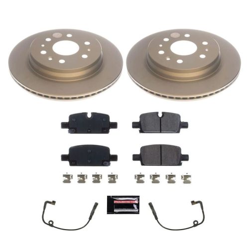 2019 Chevrolet Silverado 1500 Rear Brake Rotor and Ceramic Brake Pad Assembly - Premium Replacement