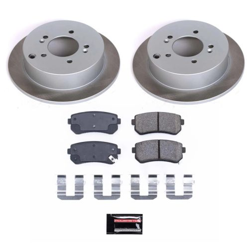 2010-2013 Hyundai Tucson & 2011 Kia Sportage Rear Semi-Coated Rotor Brake Assembly - Heavy-Duty Fleet Replacement