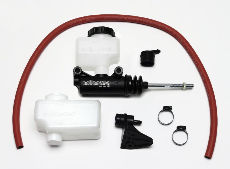 Compact Side Mount Master Cylinder Kit with 1-1/8 Inch Bore - Suitable for Limited Space Applications