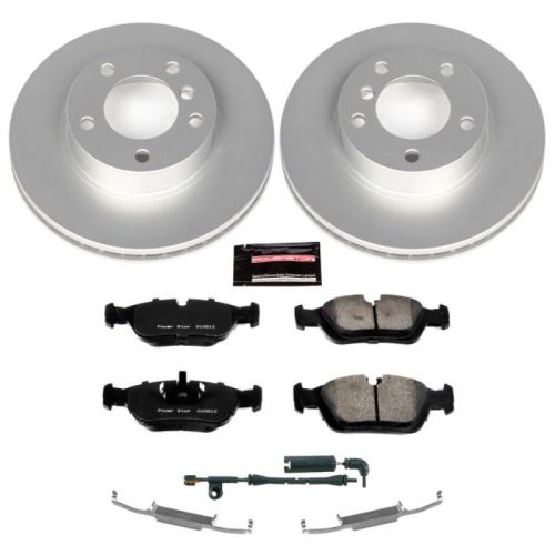 2000-2005 BMW 3 Series & Z4 Front Brake Rotor and Pad Assembly - Heavy-Duty Coated Performance Upgrade