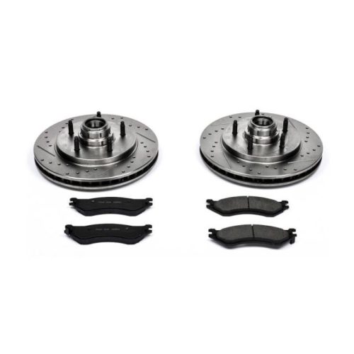 2000 Lincoln Navigator, 1999-2000 Ford Expedition Front Z23 Evolution Sport Brake Upgrade Kit - Premium Heavy-Duty Replacement