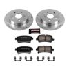 2011-2014 Buick Regal & LaCrosse Rear PowerStop Z23 Evolution Sport Brake Rotor & Pad Assembly - Heavy-Duty Drilled & Slotted Performance Upgrade