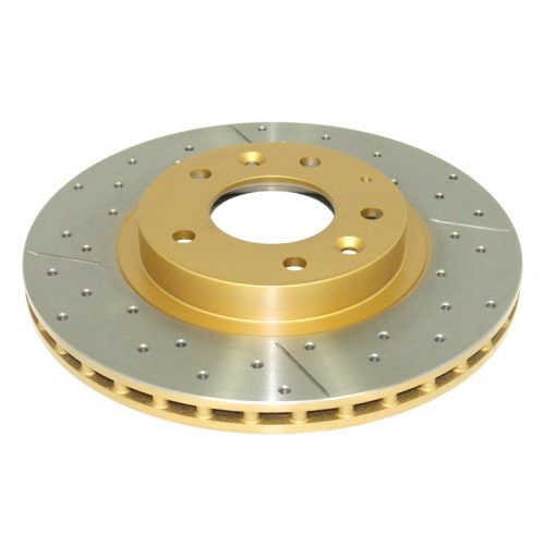 DBA Street Series Cross Drilled and Slotted Front Rotor for Mazda MX-5 Miata 2010-13 - Premium Replacement - Image 2