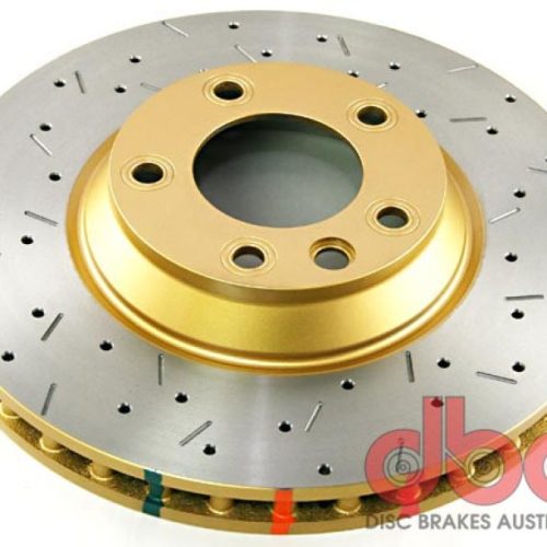 DBA 4000 Series Front Drilled and Slotted Rotor for Volkswagen Touareg and Audi Q7 2004-2010 - Premium Replacement - Image 2