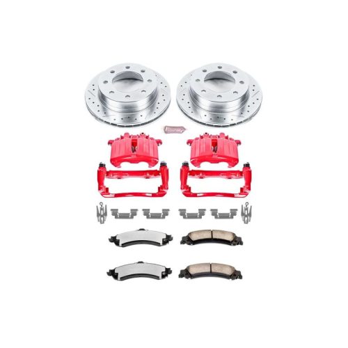 2005 GMC Sierra 1500 HD & Chevrolet Silverado 1500 HD Heavy-Duty Rear Brake System Upgrade - PowerStop Part KC5225-36