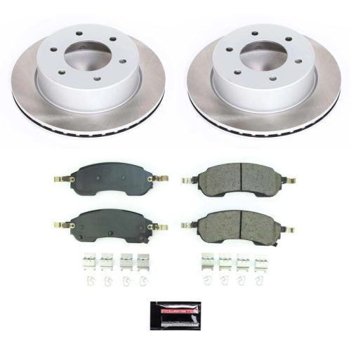 2021-2023 Ford Bronco Rear Semi-Coated Rotor Brake Assembly - Heavy-Duty Fleet Replacement by PowerStop Part SC8763