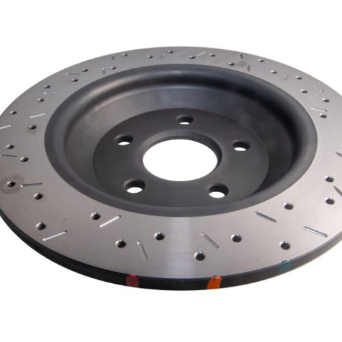 DBA 4000 Series Rear Drilled and Slotted Rotor for Ford Focus 2016-18 - Premium Replacement - Image 6