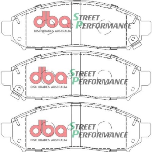 DBA Street Performance Brake Pads Front for Nissan Pathfinder, Xterra, Frontier 2010 - Premium Replacement