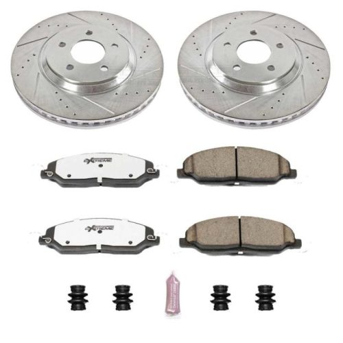 2005-2010 Ford Mustang Front Z26 Street Warrior Brake Upgrade Kit - Premium Heavy-Duty Performance Replacement