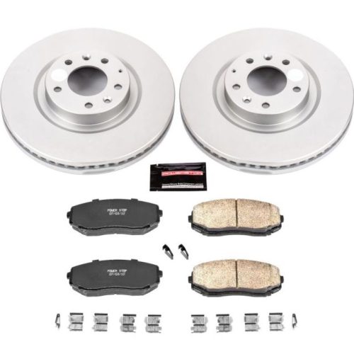 2007-2010 Mazda CX-9 Front Brake Rotor and Ceramic Pad Assembly - Premium Replacement