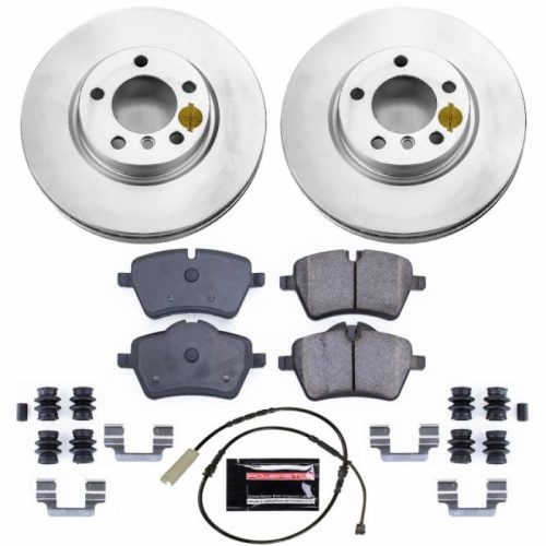 2011-2014 Mini Cooper Countryman & Paceman Front Brake Rotor and Pad Assembly - Heavy Duty Performance Upgrade