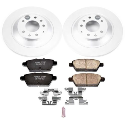 2006-2007 Mazda 6 Rear Brake Rotor and Ceramic Brake Pad Assembly - Premium Replacement